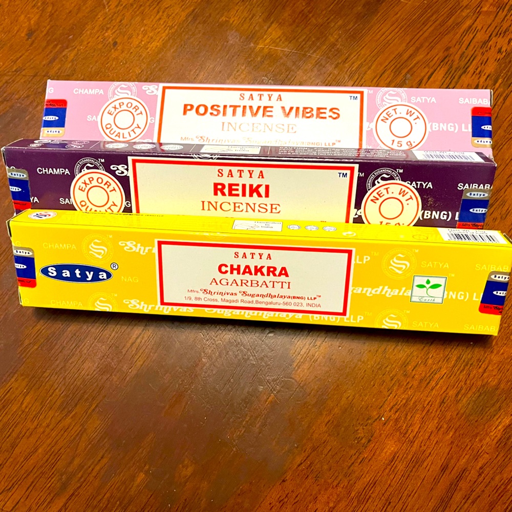 Incense three boxes. Same maker different aromas